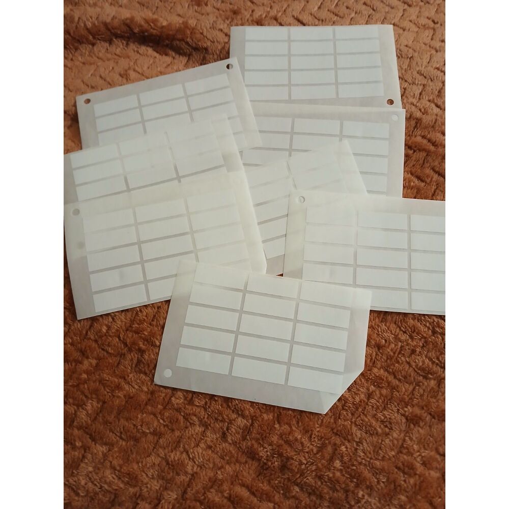 Blank White Planner Label Stickers Rectangular Organizer Labels  Craft Supplies